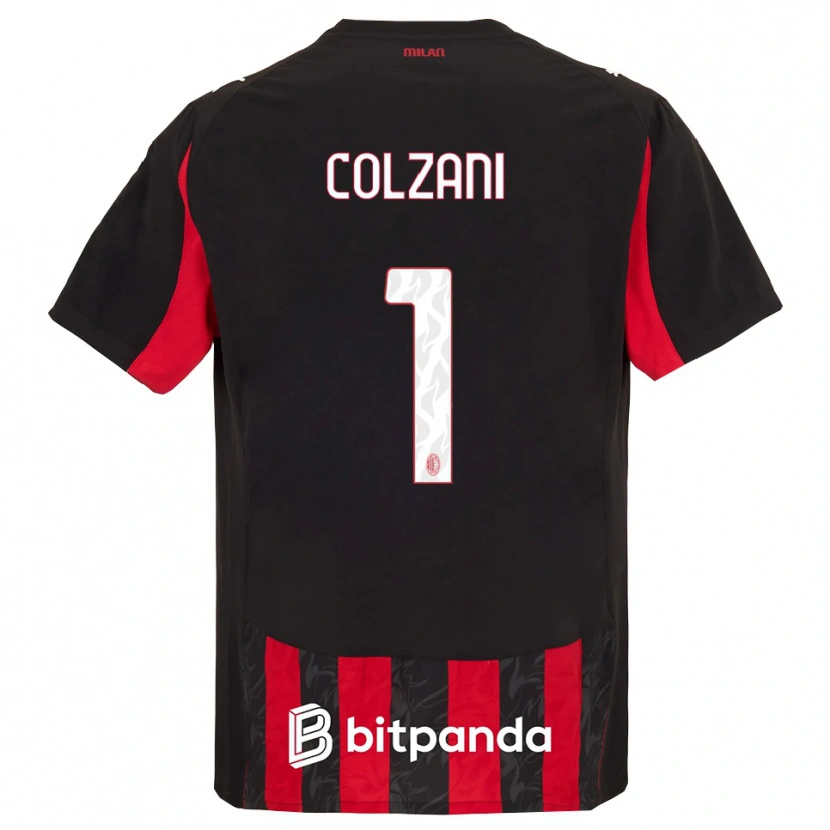 Danxen Kid Edoardo Colzani #1 Red Black Home Jersey 2025/26 T-Shirt