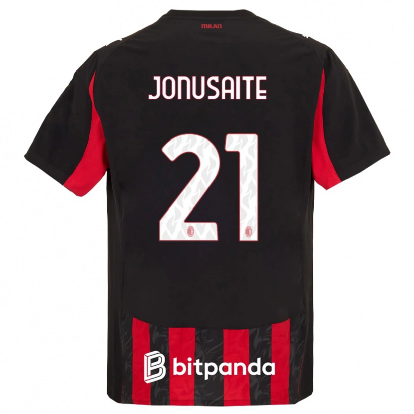 Danxen Kid Rimante Jonusaite #21 Red Black Home Jersey 2025/26 T-Shirt