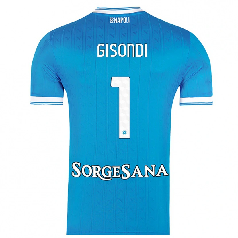 Danxen Kid Francesco Gisondi #1 Sky Blue White Home Jersey 2025/26 T-Shirt