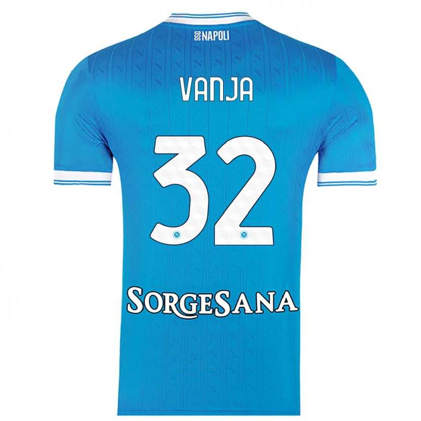 Danxen Kid Vanja Milinković-Savić #32 Sky Blue White Home Jersey 2025/26 T-Shirt
