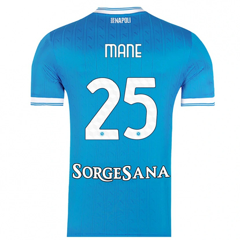 Danxen Kid Balla Mousa Mane #25 Sky Blue White Home Jersey 2025/26 T-Shirt