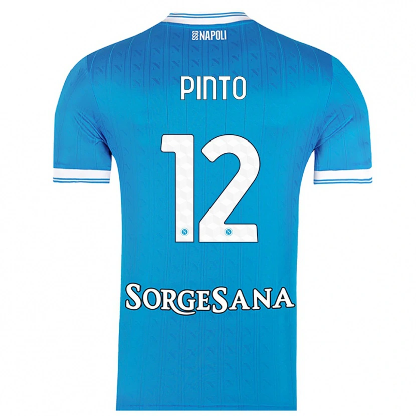 Danxen Kid Ciro Pinto #12 Sky Blue White Home Jersey 2025/26 T-Shirt