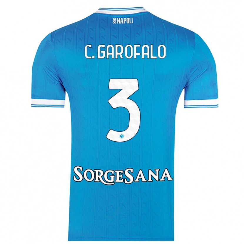 Danxen Kid Christian Garofalo #3 Sky Blue White Home Jersey 2025/26 T-Shirt