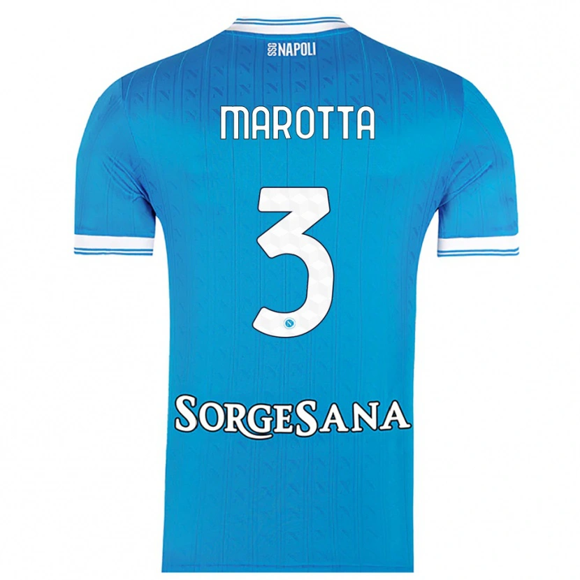 Danxen Kid Gabriele Marotta #3 Sky Blue White Home Jersey 2025/26 T-Shirt