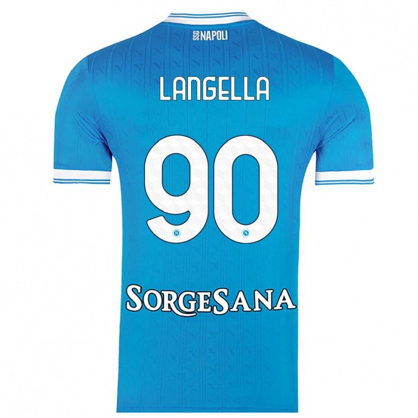 Danxen Kid Gabriella Langella #90 Sky Blue White Home Jersey 2025/26 T-Shirt