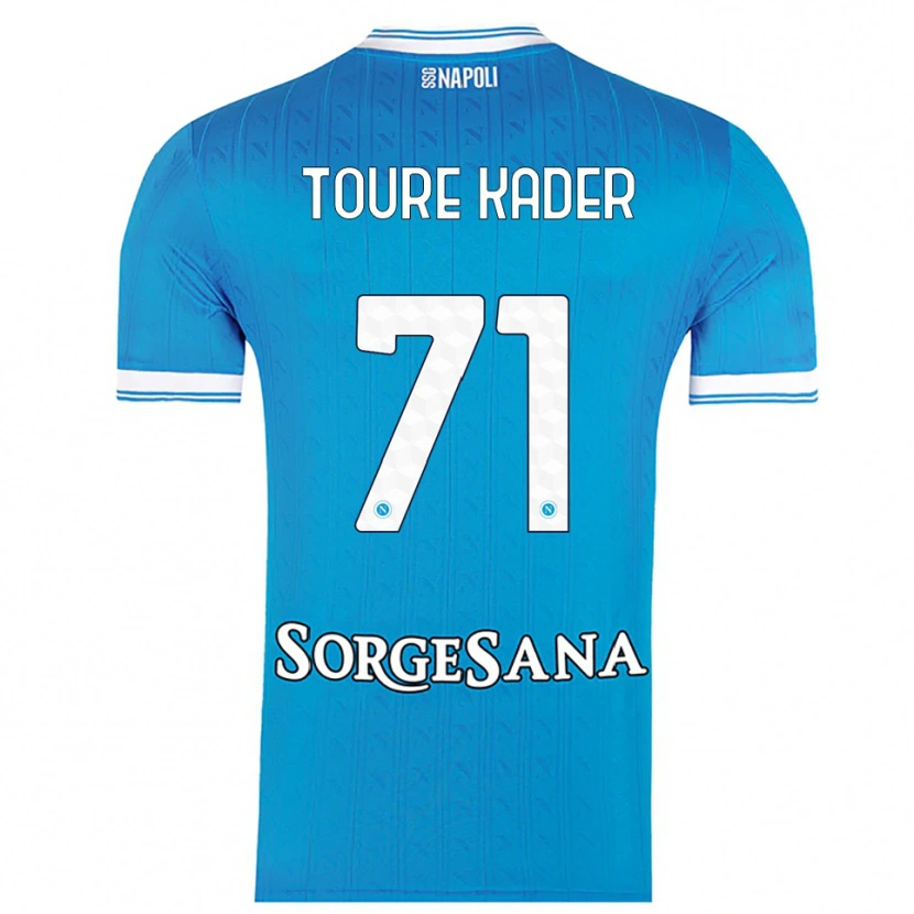 Danxen Kid Aziz Toure Kader #71 Sky Blue White Home Jersey 2025/26 T-Shirt