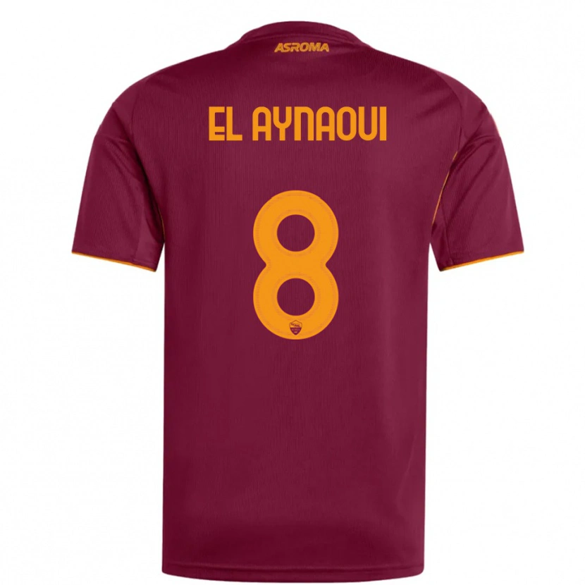 Danxen Kid Neil El Aynaoui #8 Burgundy Orange Home Jersey 2025/26 T-Shirt