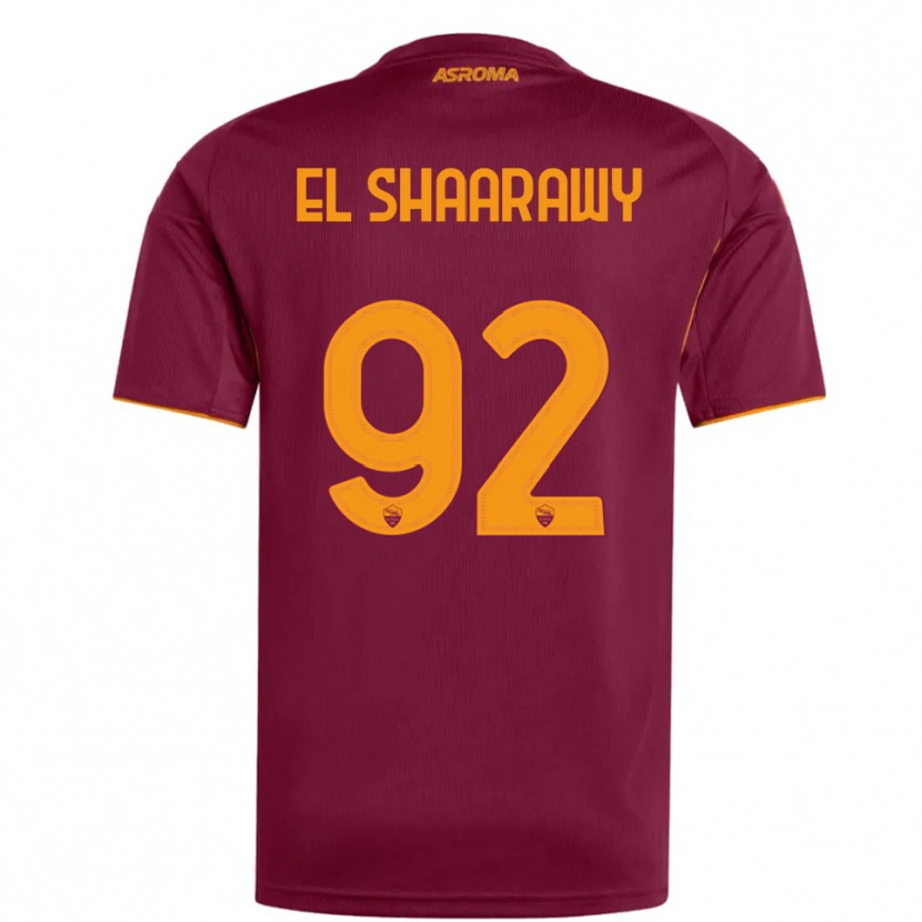 Danxen Kid Stephan El Shaarawy #92 Burgundy Orange Home Jersey 2025/26 T-Shirt