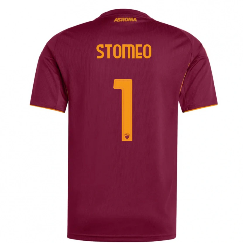 Danxen Kid Giorgio Stomeo #1 Burgundy Orange Home Jersey 2025/26 T-Shirt