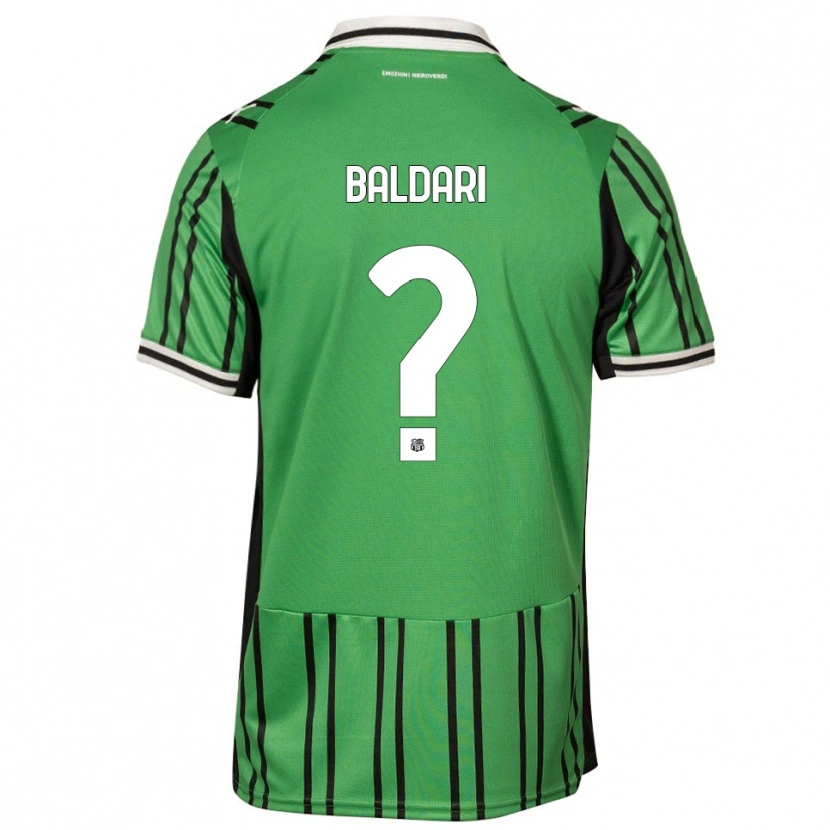 Danxen Kid Luca Baldari #0 Green Black Home Jersey 2025/26 T-Shirt