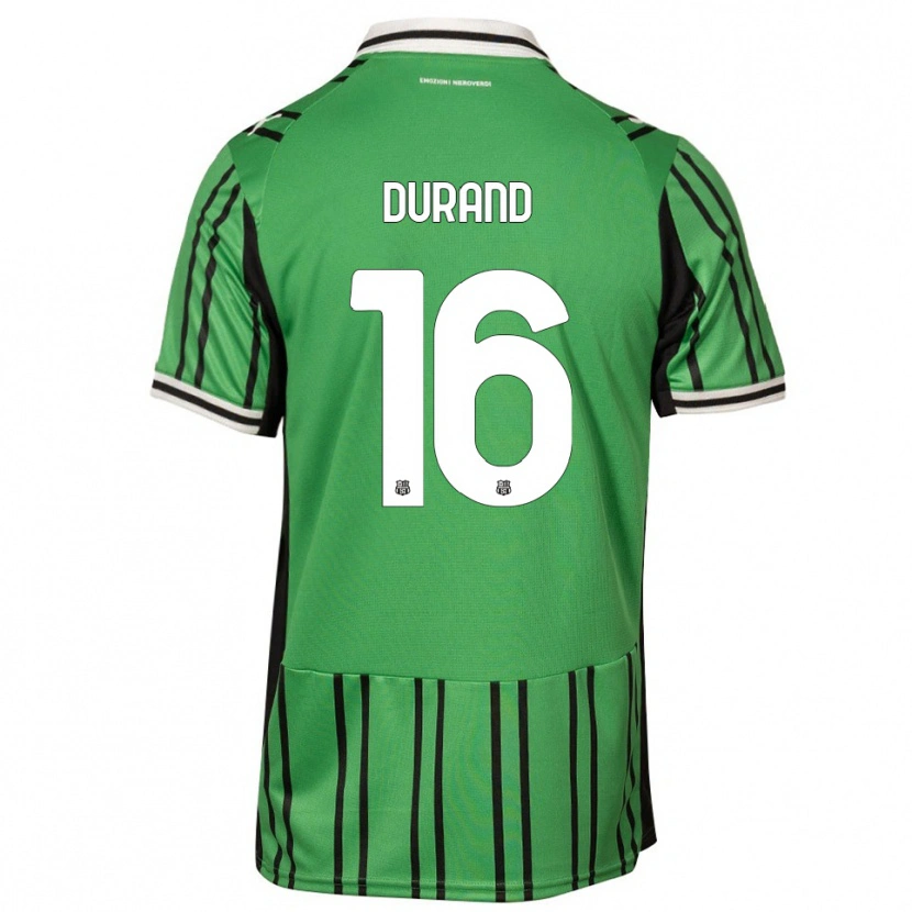 Danxen Kid Solène Durand #16 Green Black Home Jersey 2025/26 T-Shirt