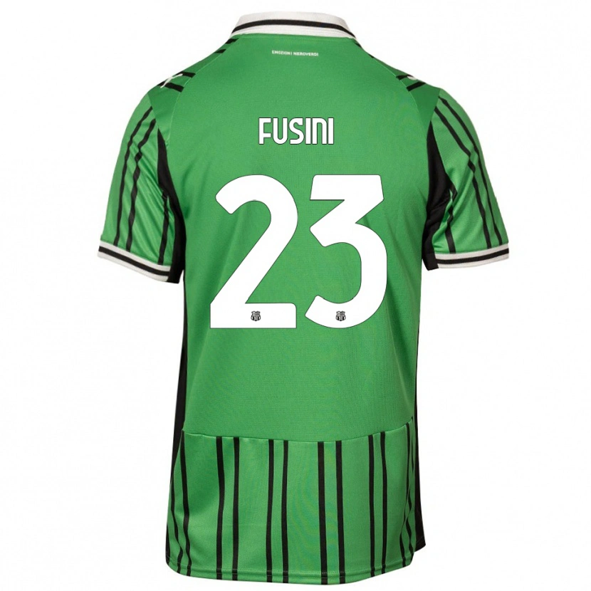 Danxen Kid Martina Fusini #23 Green Black Home Jersey 2025/26 T-Shirt
