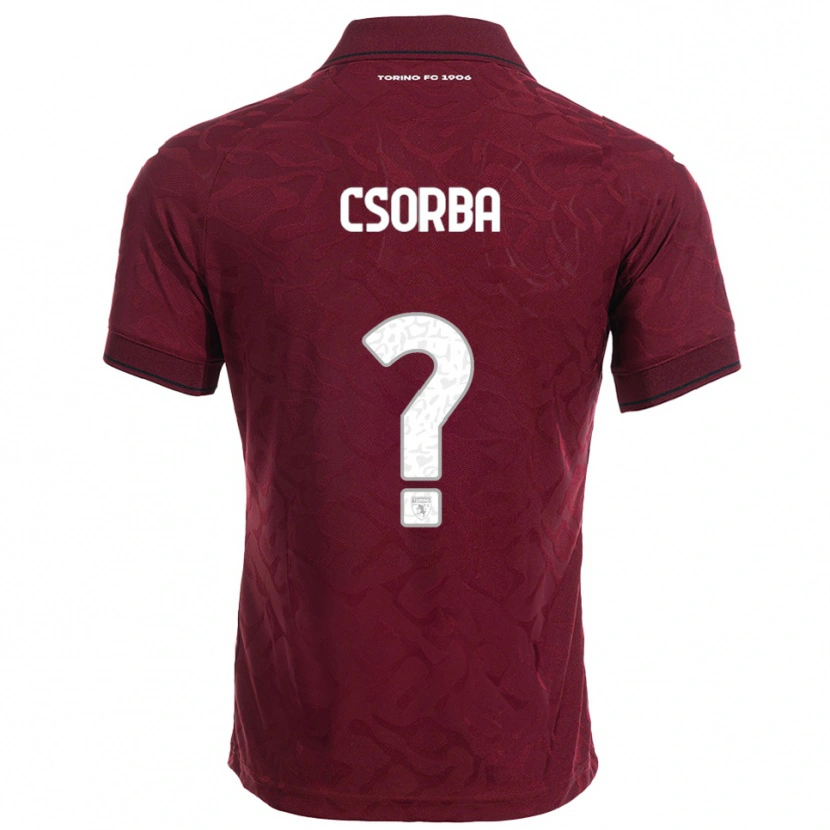 Danxen Kid Noel Csorba #0 Burgundy White Home Jersey 2025/26 T-Shirt