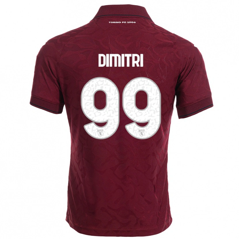 Danxen Kid Matteo Dimitri #99 Burgundy White Home Jersey 2025/26 T-Shirt