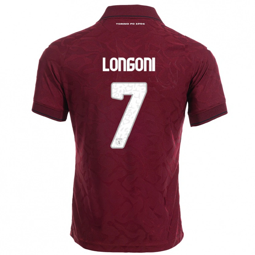 Danxen Kid Marco Longoni #7 Burgundy White Home Jersey 2025/26 T-Shirt