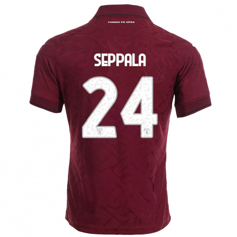 Danxen Kid Rosa Lappi-Seppälä #24 Burgundy White Home Jersey 2025/26 T-Shirt