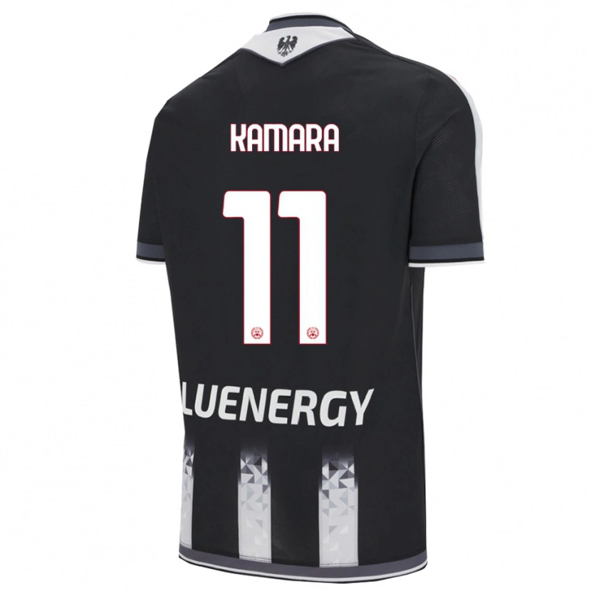 Danxen Kid Hassane Kamara #11 Black White Home Jersey 2025/26 T-Shirt