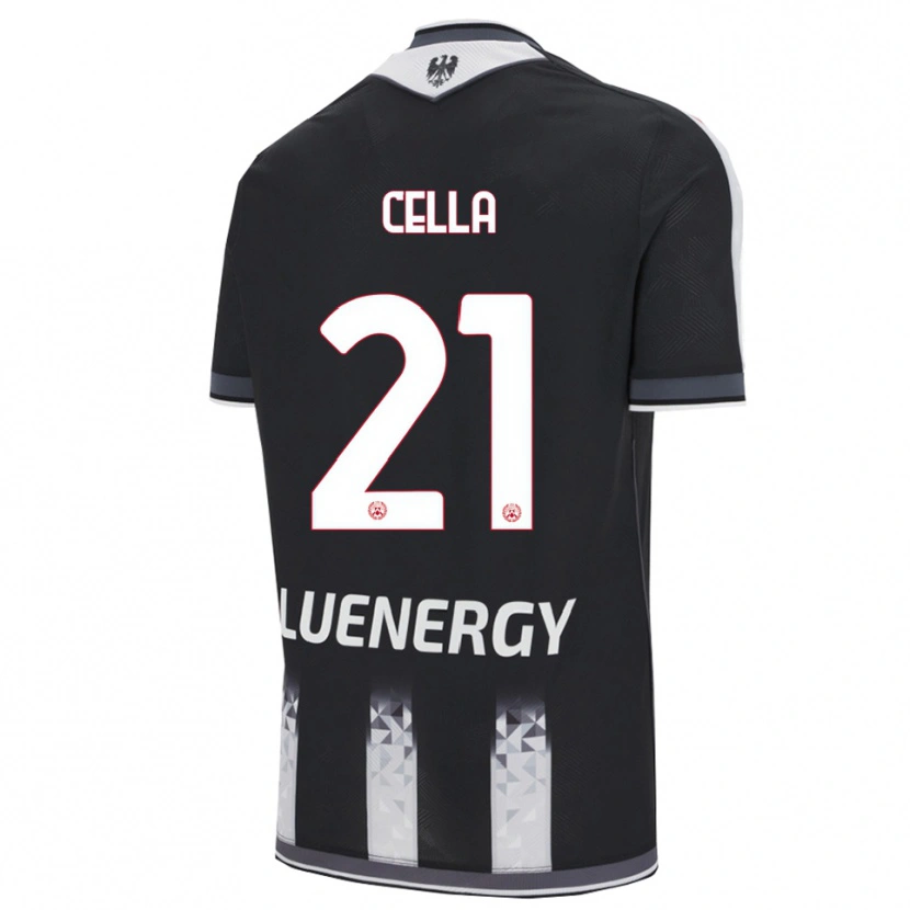 Danxen Kid Leonardo Cella #21 Black White Home Jersey 2025/26 T-Shirt