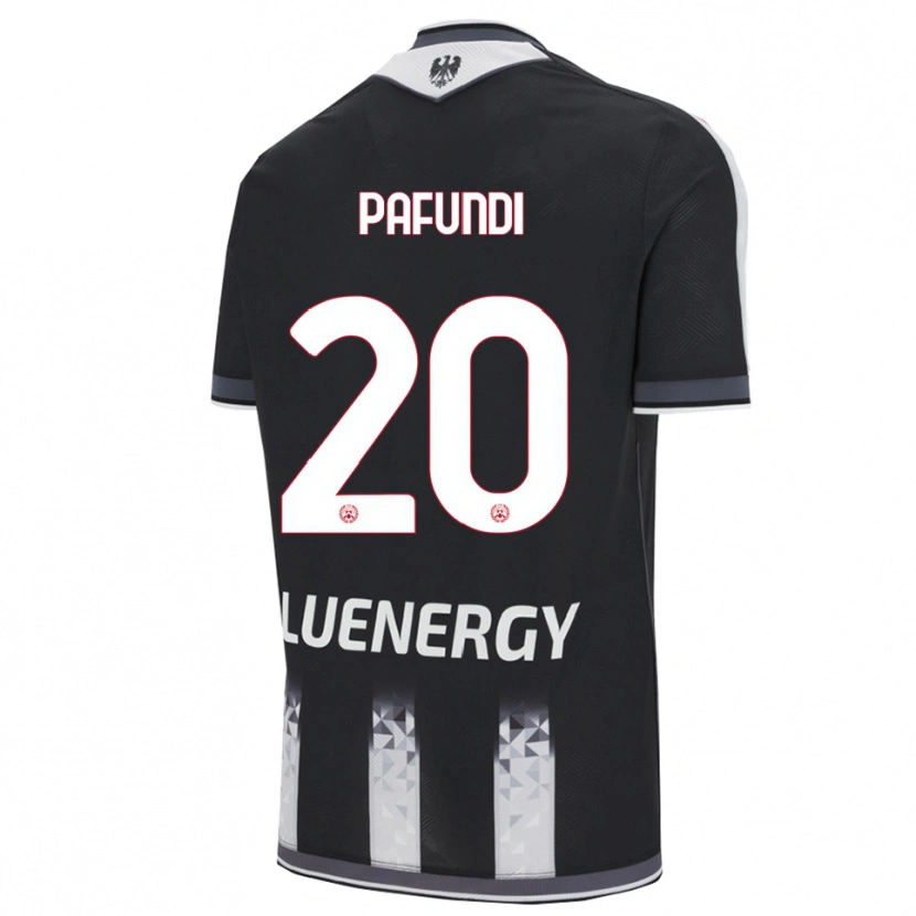 Danxen Kid Simone Pafundi #20 Black White Home Jersey 2025/26 T-Shirt