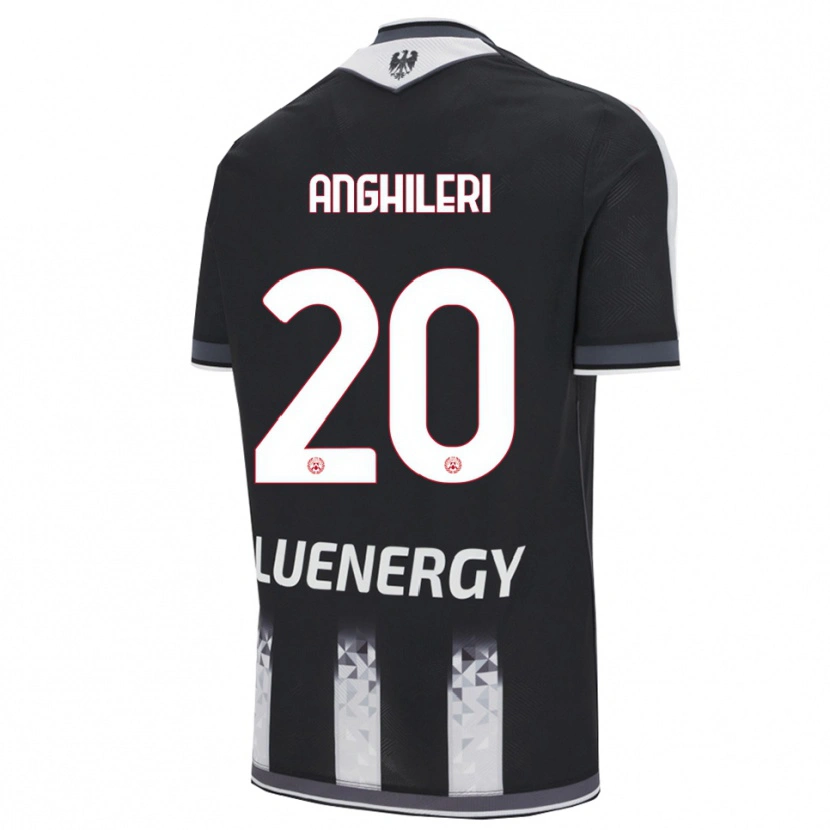 Danxen Kid Giulio Anghileri #20 Black White Home Jersey 2025/26 T-Shirt