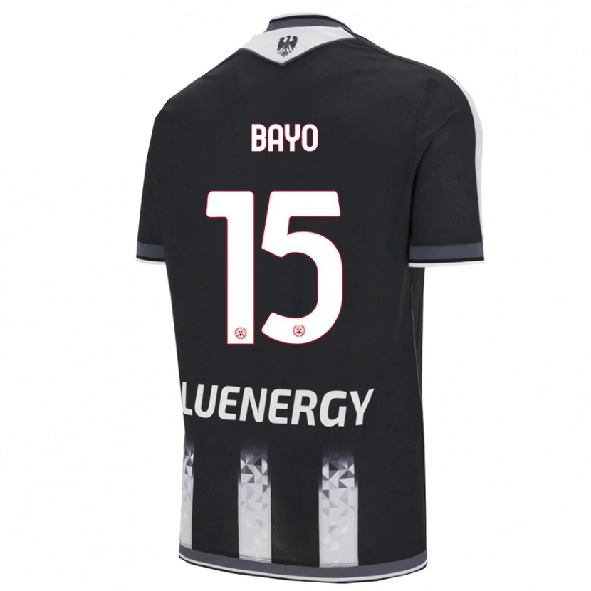 Danxen Kid Vakoun Bayo #15 Black White Home Jersey 2025/26 T-Shirt
