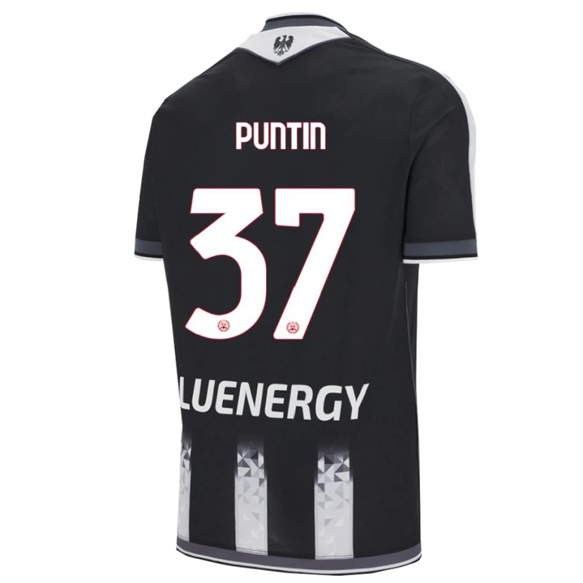 Danxen Kid Eric Puntin #37 Black White Home Jersey 2025/26 T-Shirt