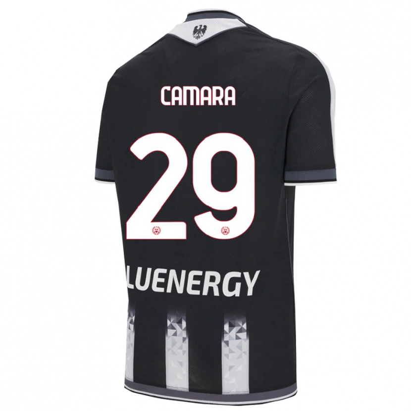 Danxen Kid Abdoulaye Camara #29 Black White Home Jersey 2025/26 T-Shirt