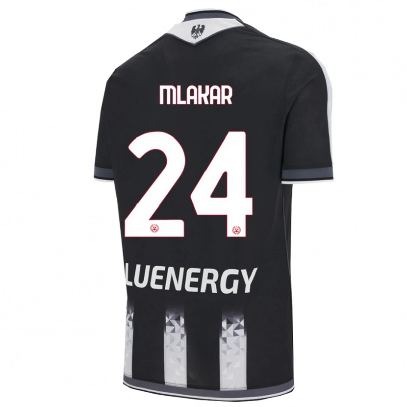 Danxen Kid Lorenzo Mlakar #24 Black White Home Jersey 2025/26 T-Shirt