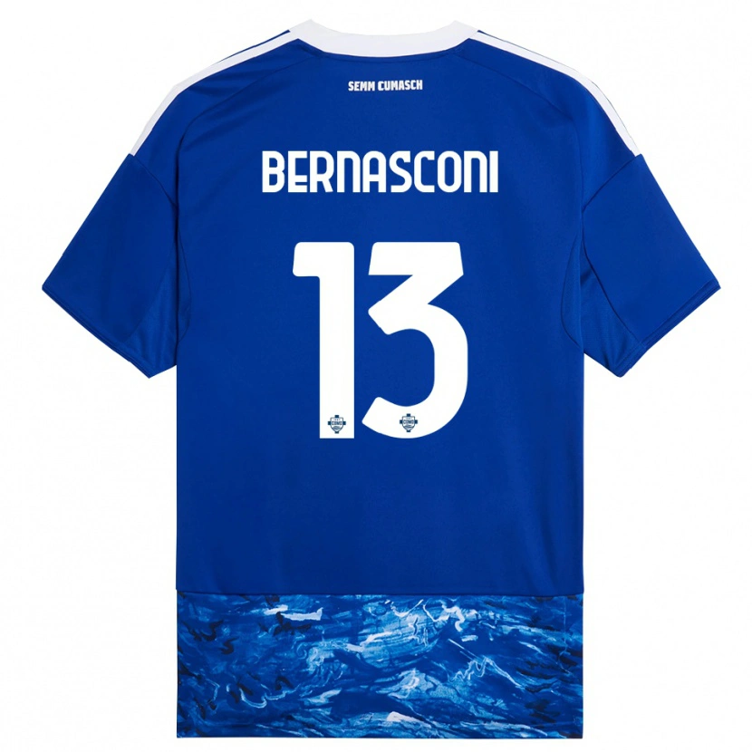 Danxen Kid Enea Bernasconi #13 Blue White Home Jersey 2025/26 T-Shirt