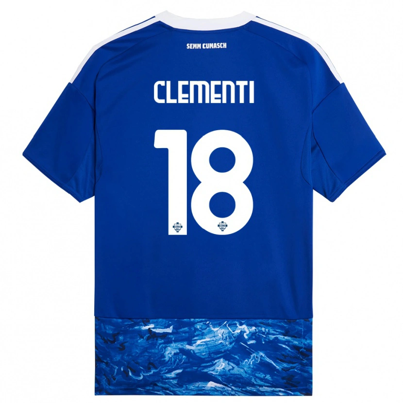 Danxen Kid Thomas Clementi #18 Blue White Home Jersey 2025/26 T-Shirt