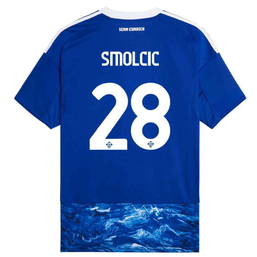 Danxen Kid Ivan Smolcic #28 Blue White Home Jersey 2025/26 T-Shirt