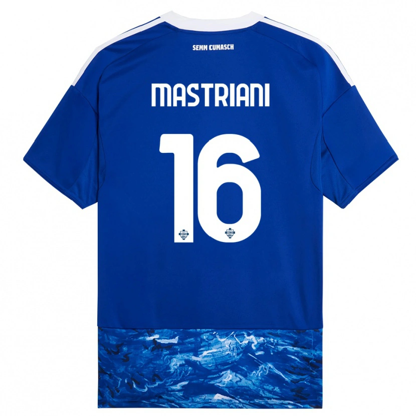 Danxen Kid Salvatore Mastriani #16 Blue White Home Jersey 2025/26 T-Shirt