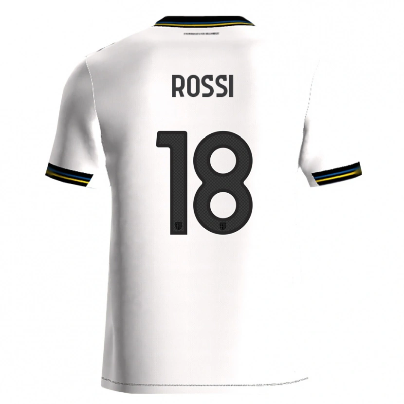 Danxen Kid Diego Rossi #18 White Black Home Jersey 2025/26 T-Shirt