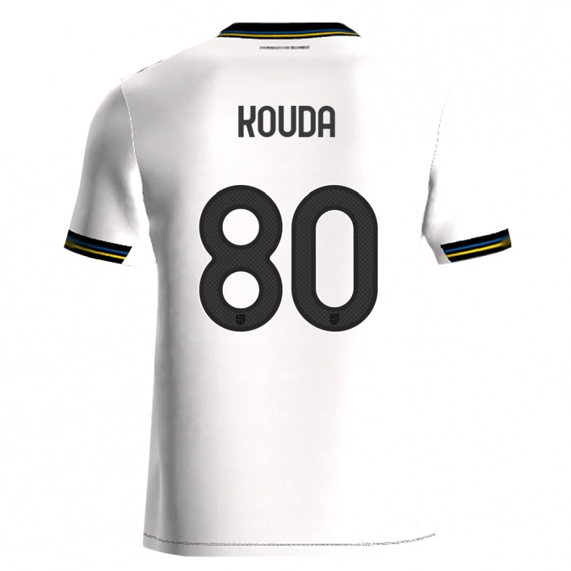 Danxen Kid Rachid Kouda #80 White Black Home Jersey 2025/26 T-Shirt