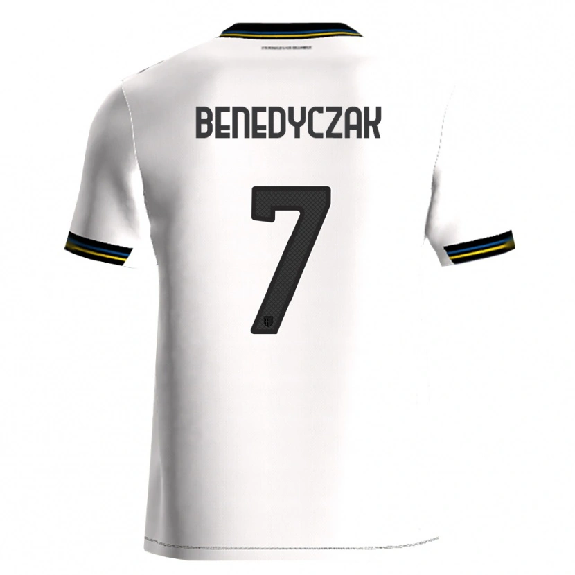 Danxen Kid Adrian Benedyczak #7 White Black Home Jersey 2025/26 T-Shirt