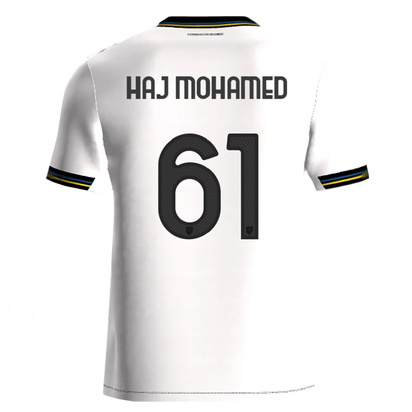 Danxen Kid Anas Haj Mohamed #61 White Black Home Jersey 2025/26 T-Shirt