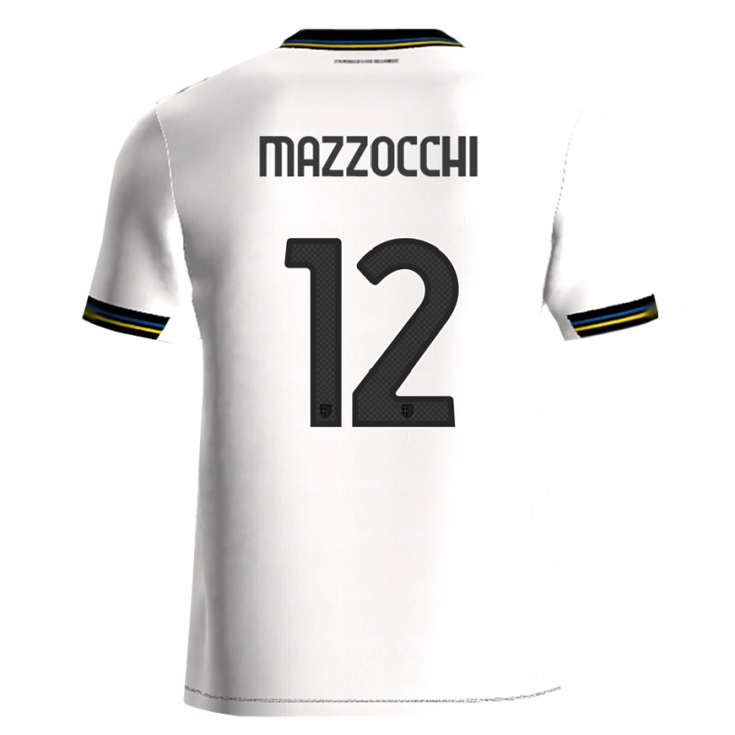 Danxen Kid Alessandro Mazzocchi #12 White Black Home Jersey 2025/26 T-Shirt