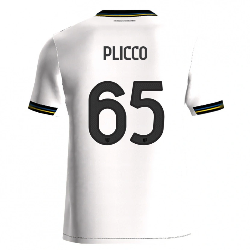 Danxen Kid Elia Plicco #65 White Black Home Jersey 2025/26 T-Shirt