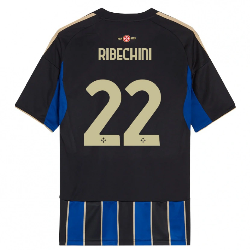 Danxen Kid Michele Ribechini #22 Black Blue Home Jersey 2025/26 T-Shirt