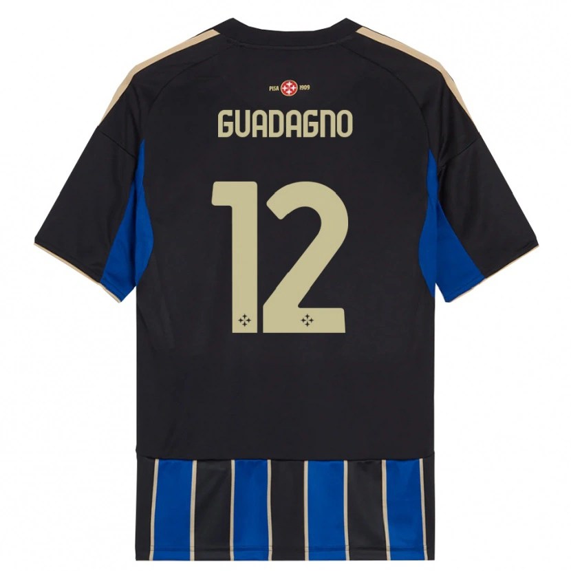 Danxen Kid Johan Guadagno #12 Black Blue Home Jersey 2025/26 T-Shirt