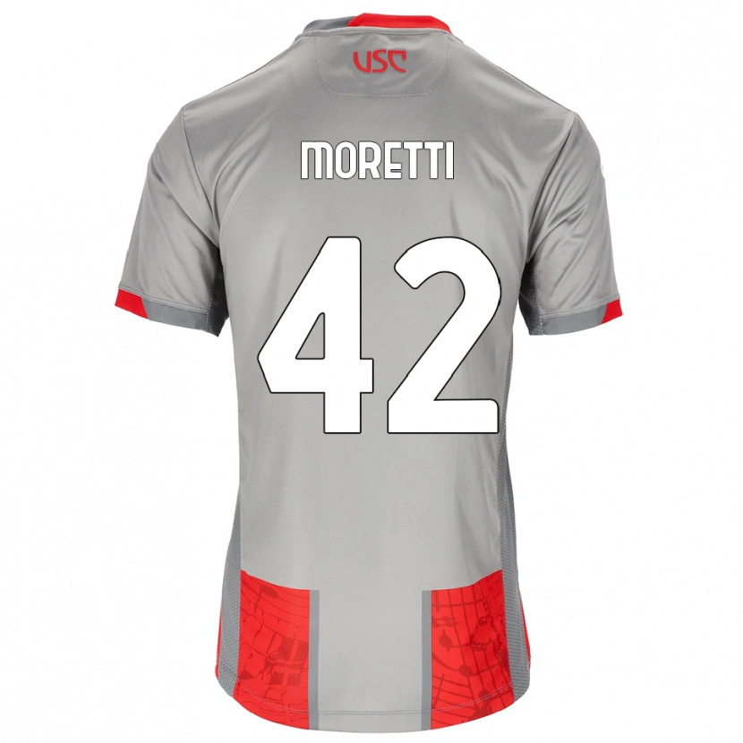 Danxen Kid Lorenzo Moretti #42 Red Gray Home Jersey 2025/26 T-Shirt