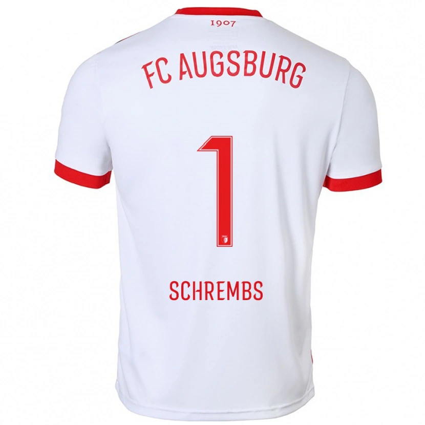 Danxen Kid Luis Schrembs #1 White Red Home Jersey 2025/26 T-Shirt