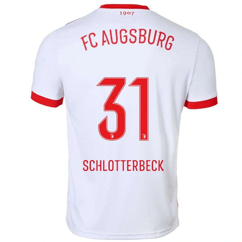 Danxen Kid Keven Schlotterbeck #31 White Red Home Jersey 2025/26 T-Shirt