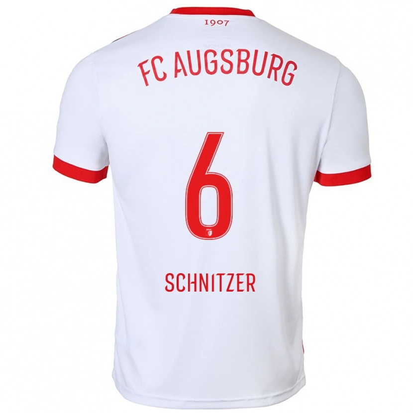 Danxen Kid Tim Schnitzer #6 White Red Home Jersey 2025/26 T-Shirt