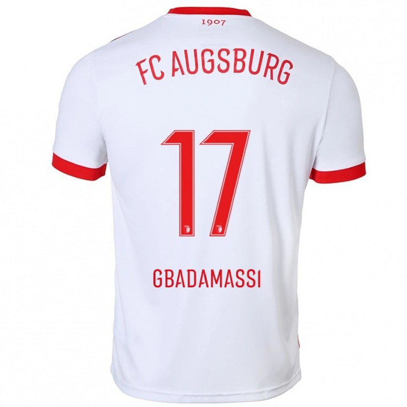 Danxen Kid Rayane Gbadamassi #17 White Red Home Jersey 2025/26 T-Shirt
