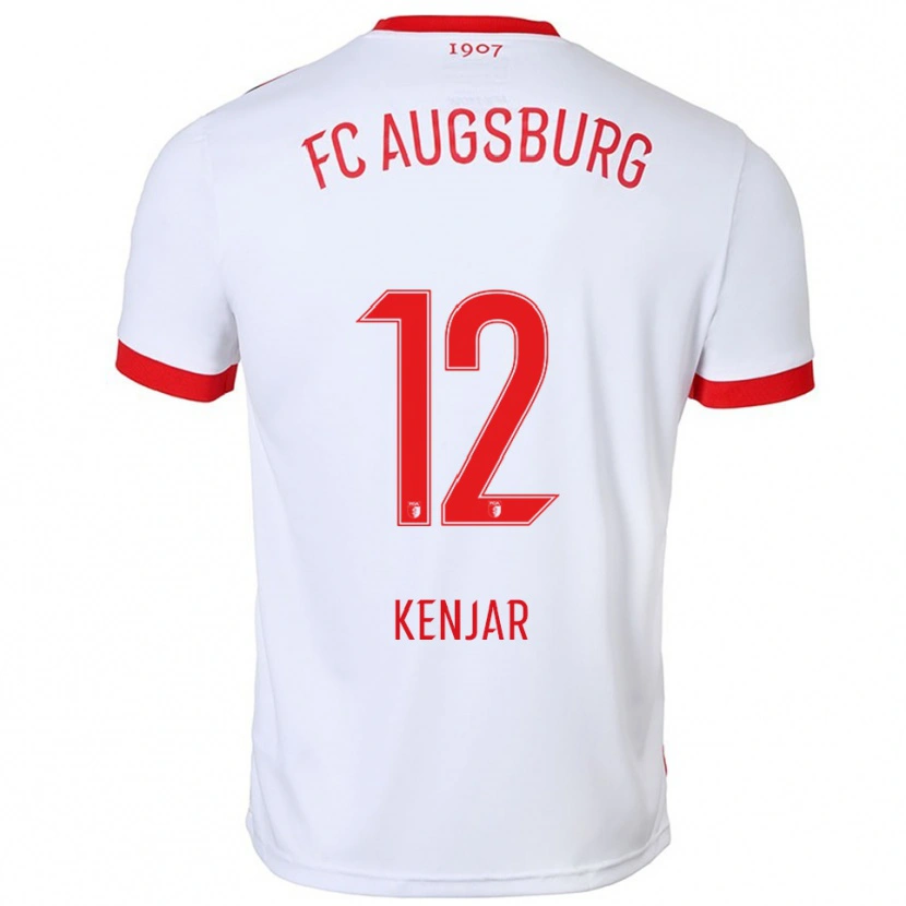 Danxen Kid Alen Kenjar #12 White Red Home Jersey 2025/26 T-Shirt