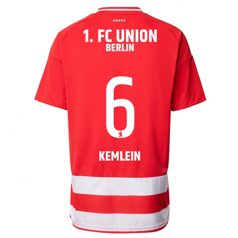 Danxen Kid Aljoscha Kemlein #6 Red White Home Jersey 2025/26 T-Shirt