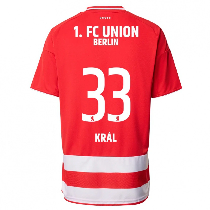 Danxen Kid Alex Král #33 Red White Home Jersey 2025/26 T-Shirt