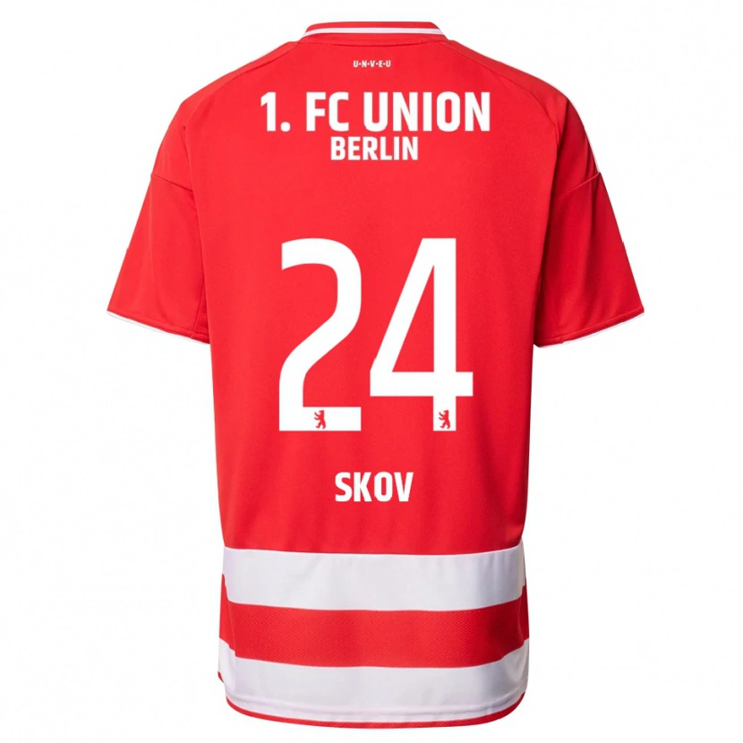 Danxen Kid Robert Skov #24 Red White Home Jersey 2025/26 T-Shirt