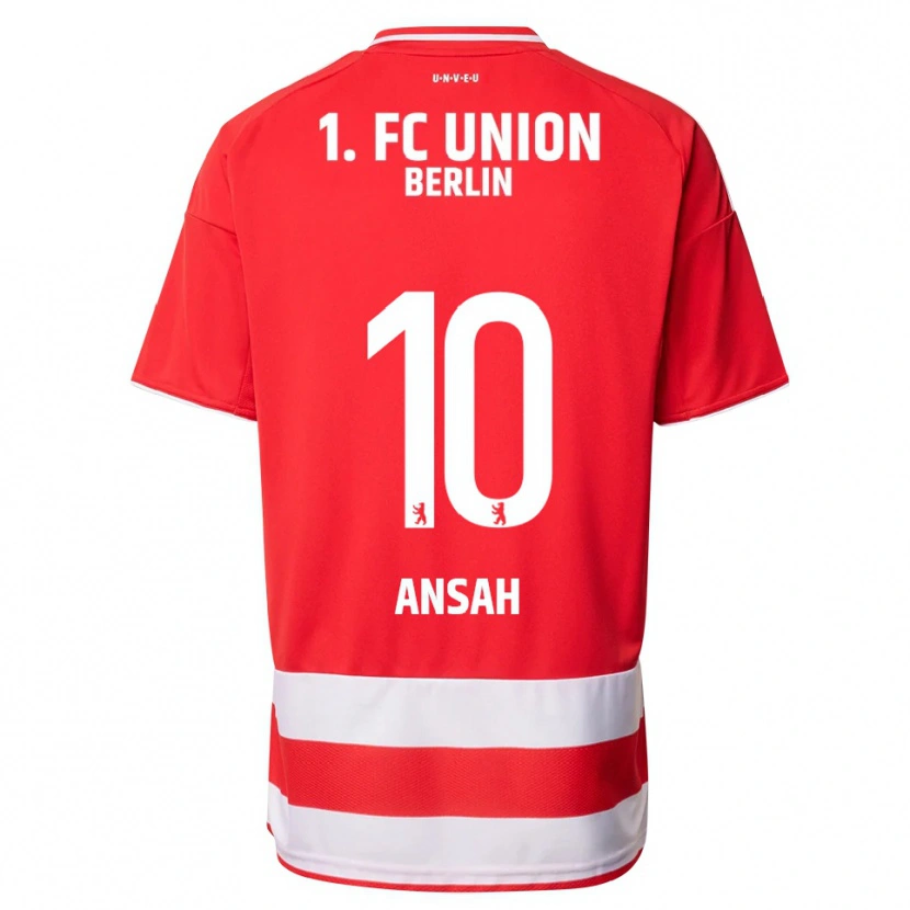Danxen Kid Ilyas Ansah #10 Red White Home Jersey 2025/26 T-Shirt